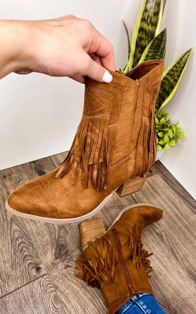 Not Rated Women's Sandra Fringe Booties 2