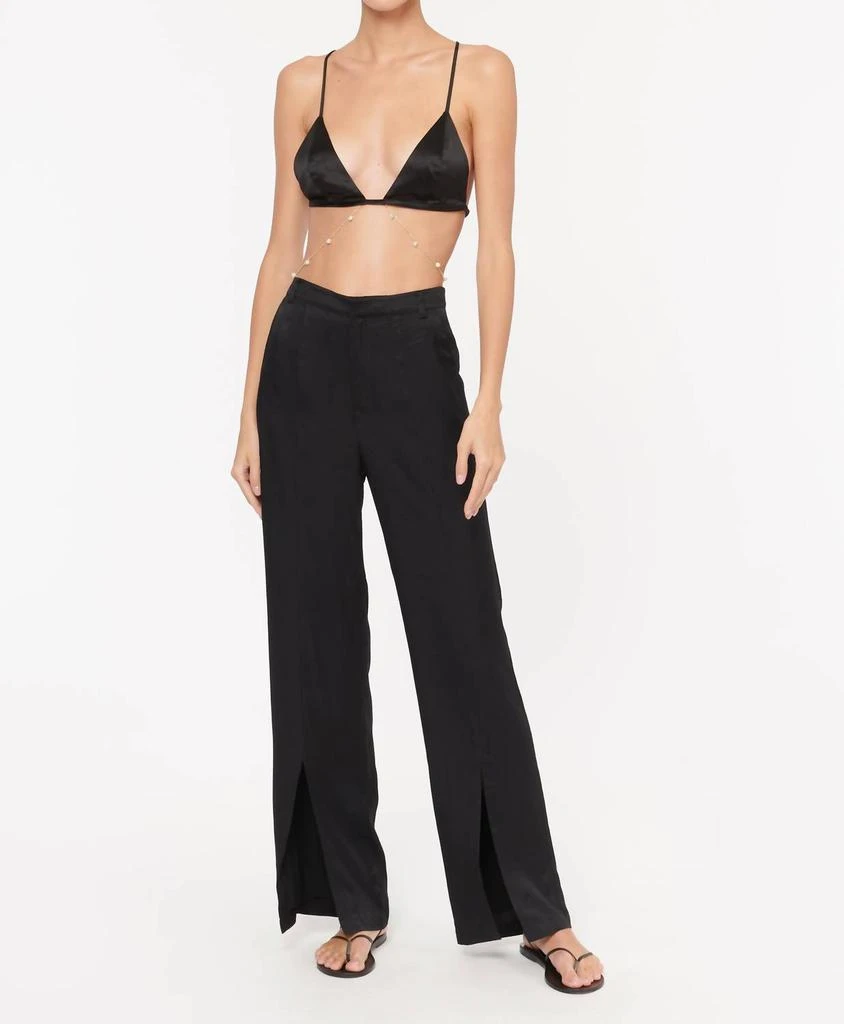 CAMI NYC Amelie Twill Pant In Black 1