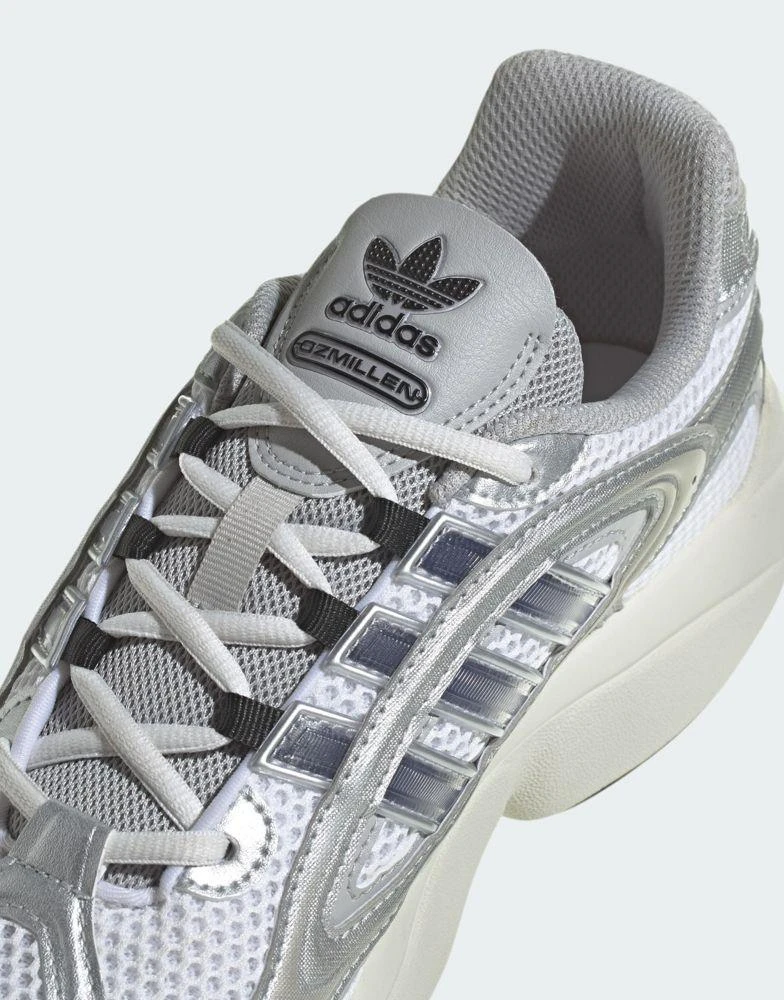 adidas Originals adidas Originals Ozmillen trainers in grey and white 2