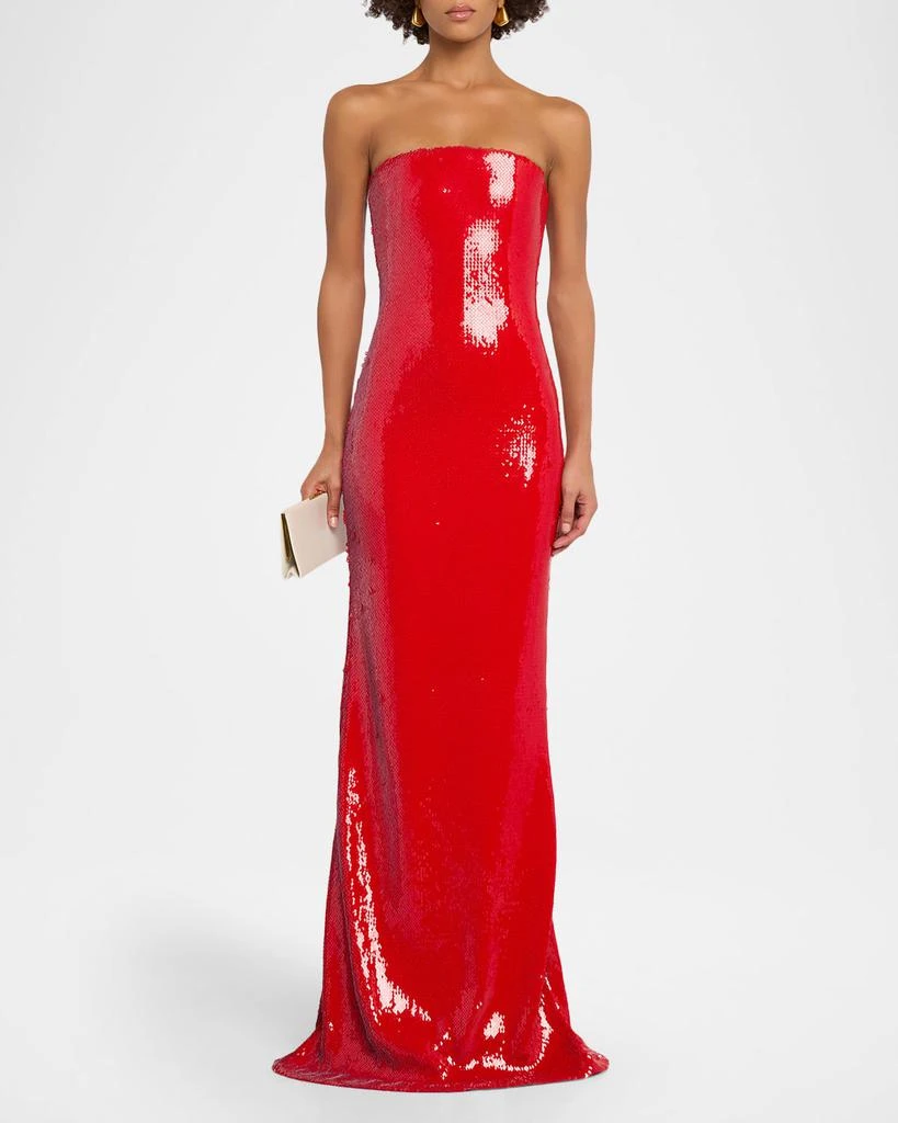 Sergio Hudson Strapless Sequined Gown - Dresses & Skirts - Free Shipping -  BeyondStyle