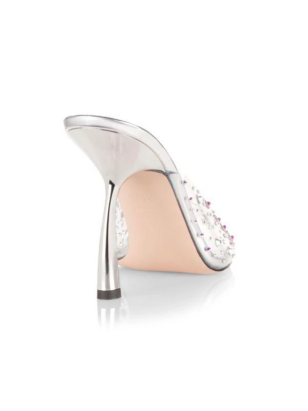 Piferi Tiana 115MM Crystal-Embellished Mules 3