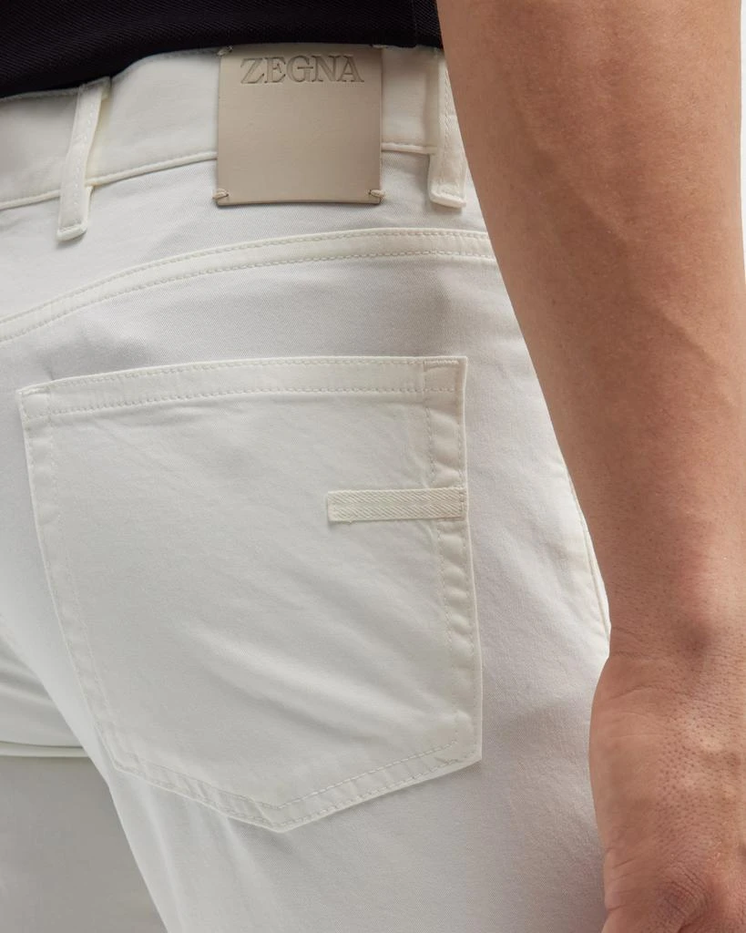 Zegna Men's Cotton 5-Pocket Pants 7