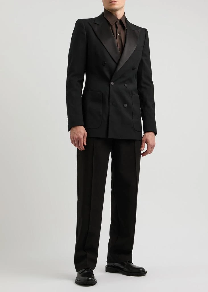 Dries Van Noten Panelled wool-blend blazer 4