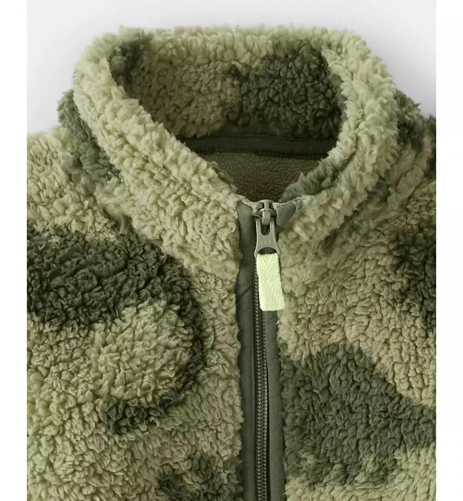 Carter's Boys Toddler 2T-5T Dinosaur Sherpa Zip-Up Jacket 2