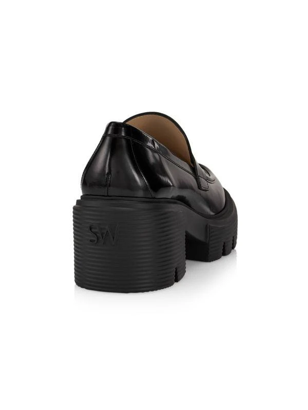 Stuart Weitzman Soho Leather Penny Loafers 3