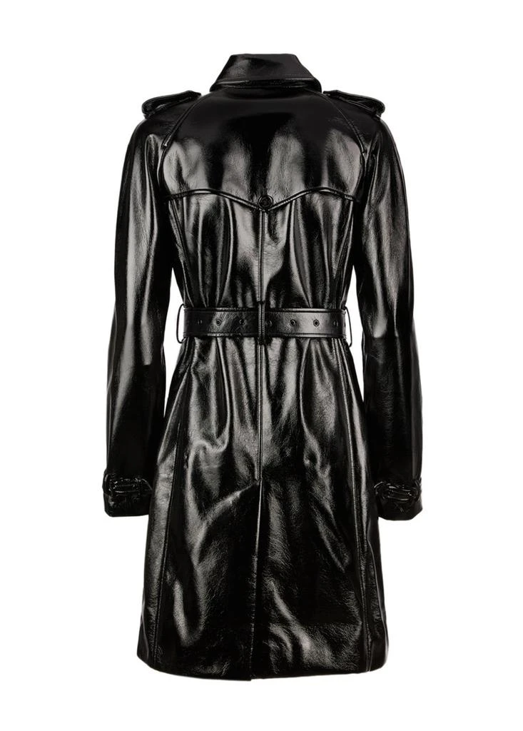 Michael Kors Faux patent leather trench coat 6