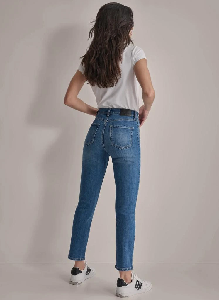DKNY HIGH Rise Length SLIM STRAIGHT JEAN 3