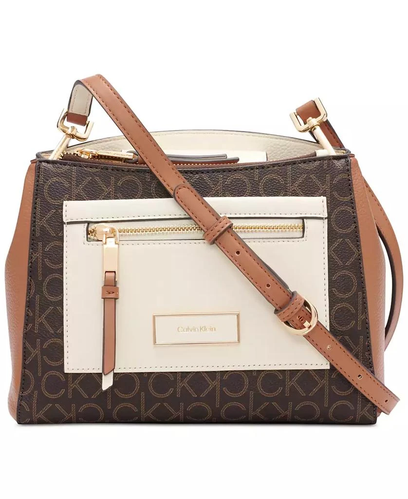 Calvin Klein Hadley Signature Colorblocked Adjustable Crossbody