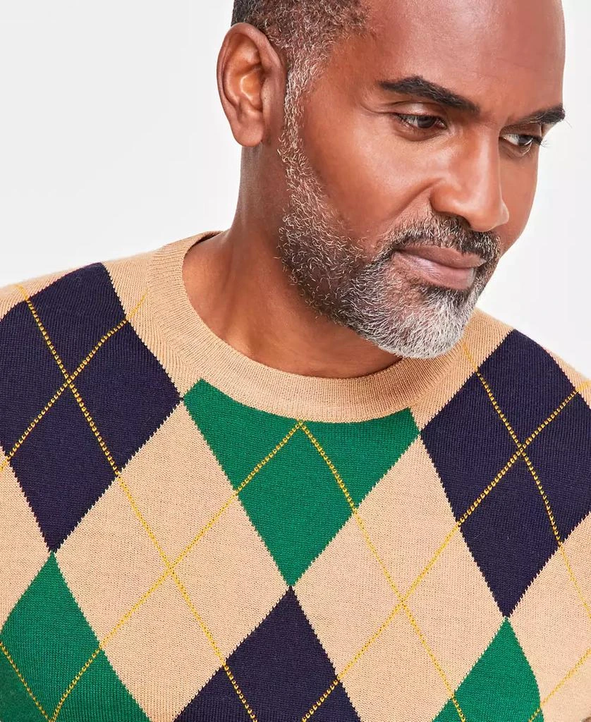 Club Room Men's Argyle Merino Sweater, Created for Macy's 2