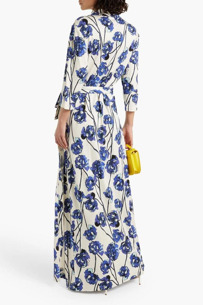 DIANE VON FURSTENBERG Abigail floral-print silk-jersey maxi wrap dress 3