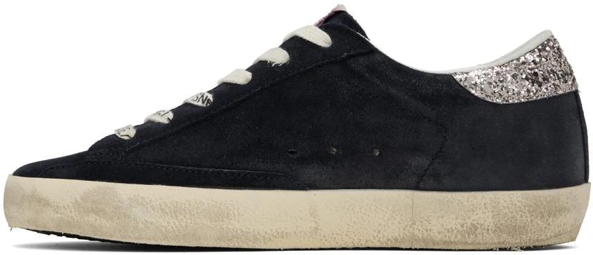 Golden Goose Navy Super-Star Sneakers 3