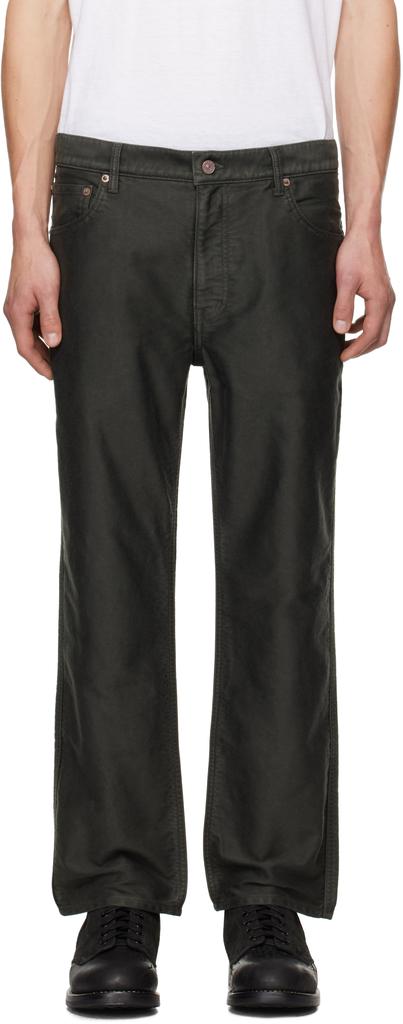 VisVim Gray Fluxus 10 Moleskin Jeans