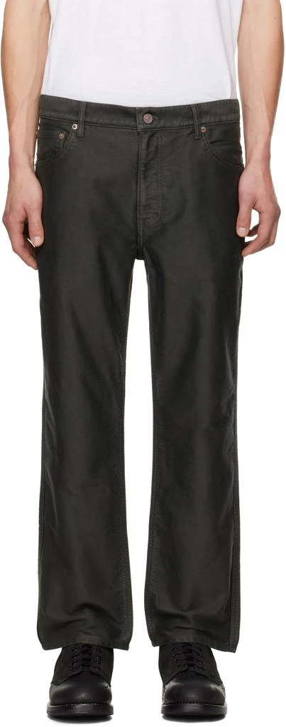 VisVim Gray Fluxus 10 Moleskin Jeans 1