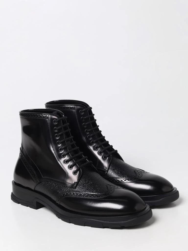 Alexander McQueen McQueen ankle boots in brushed leather 2