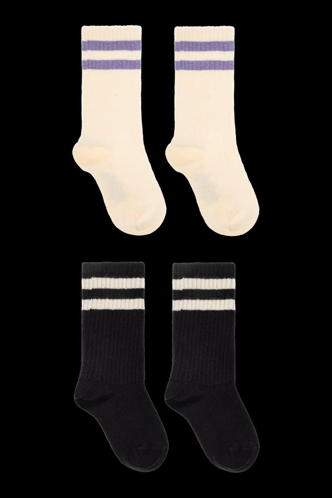 Mini Rodini Mini Rodini Striped 2-Pack Baby Socks 2