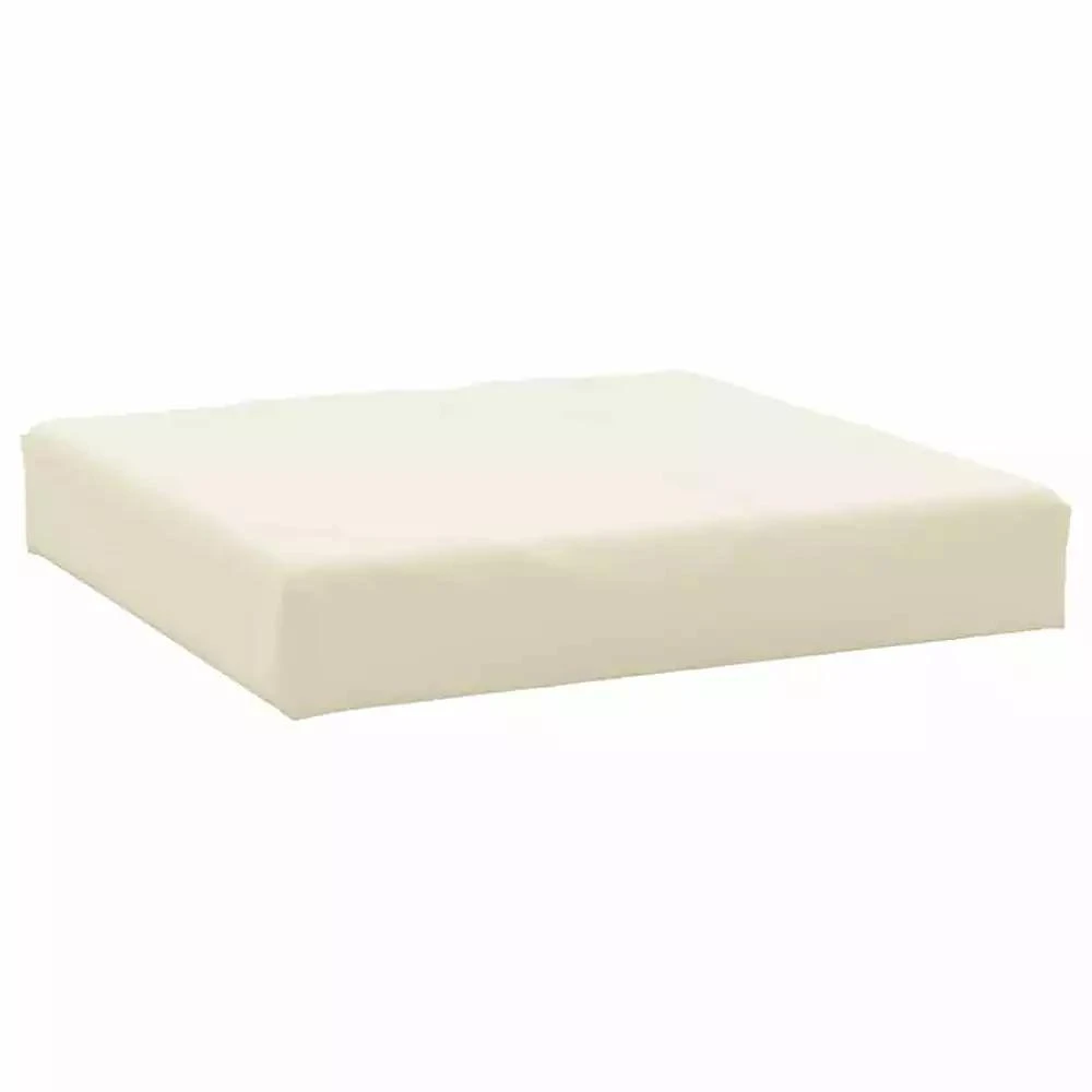 vidaXL Pallet Cushion Set of 2 Cream White 100% Oxford fabric Small 5