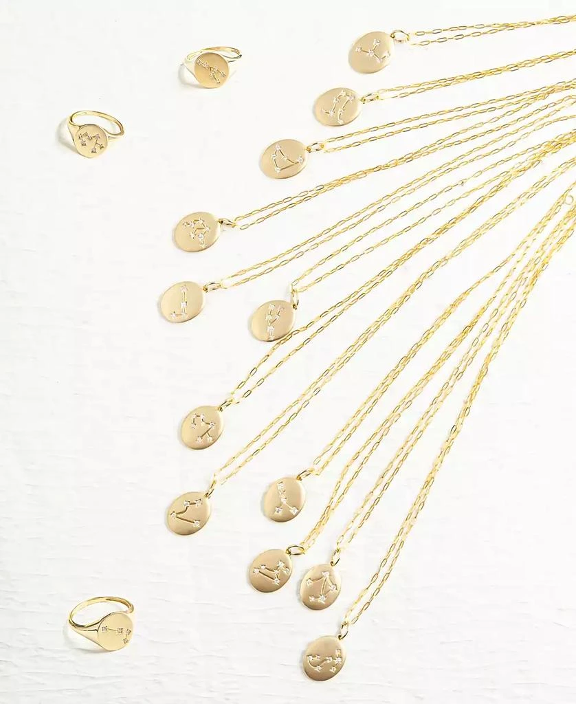 Wrapped Diamond Scorpio Constellation Ring (1/20 ct. t.w.) in 10k Gold, Created for Macy's 7
