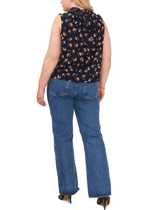 1. State Plus Size Mock Neck Floral Top 4