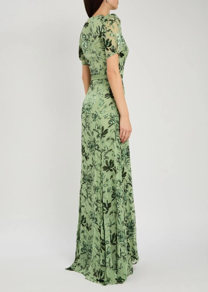 Alice + Olivia Tiana devor chiffon maxi wrap dress - Dresses & Skirts -  BeyondStyle