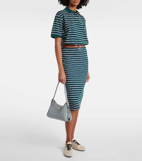 Prada Prada Aimée Medium leather shoulder bag 5