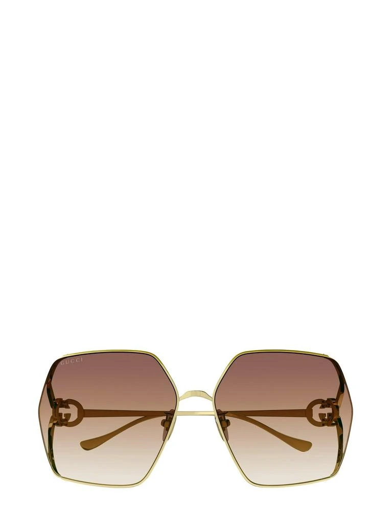 Gucci Eyewear Gucci Eyewear Oversized Rectangular Sunglasses 1