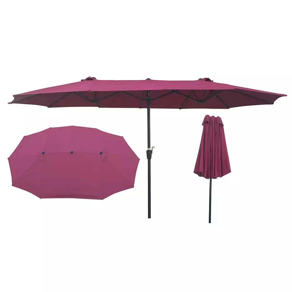 Streamdale Furniture Streamdale 15
 X 9
 Double-Sided Patio Umbrella Outdoor 5