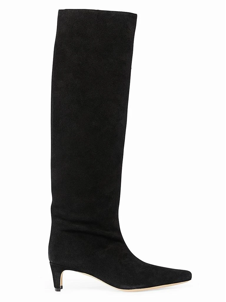 Staud Wally Suede Knee-High Boots 1
