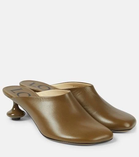 Loewe Toy leather mules 1