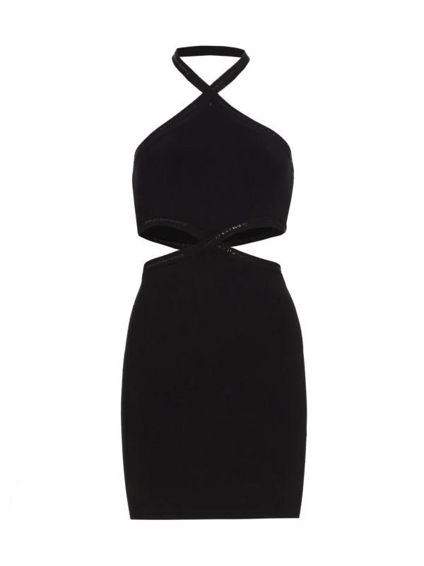 Alexander Wang Criss Cross Halter Mini Dress 2