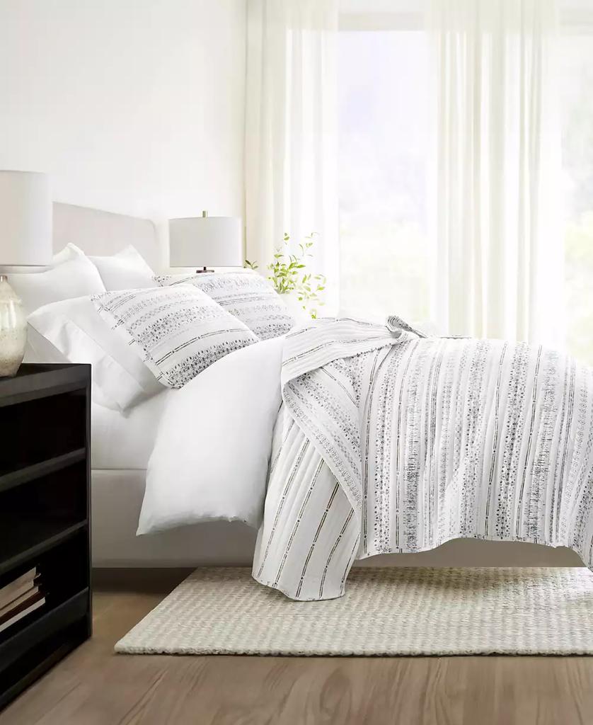 IENJOY HOME Relic Stripe Reversible 2-Pc. Quilt Set