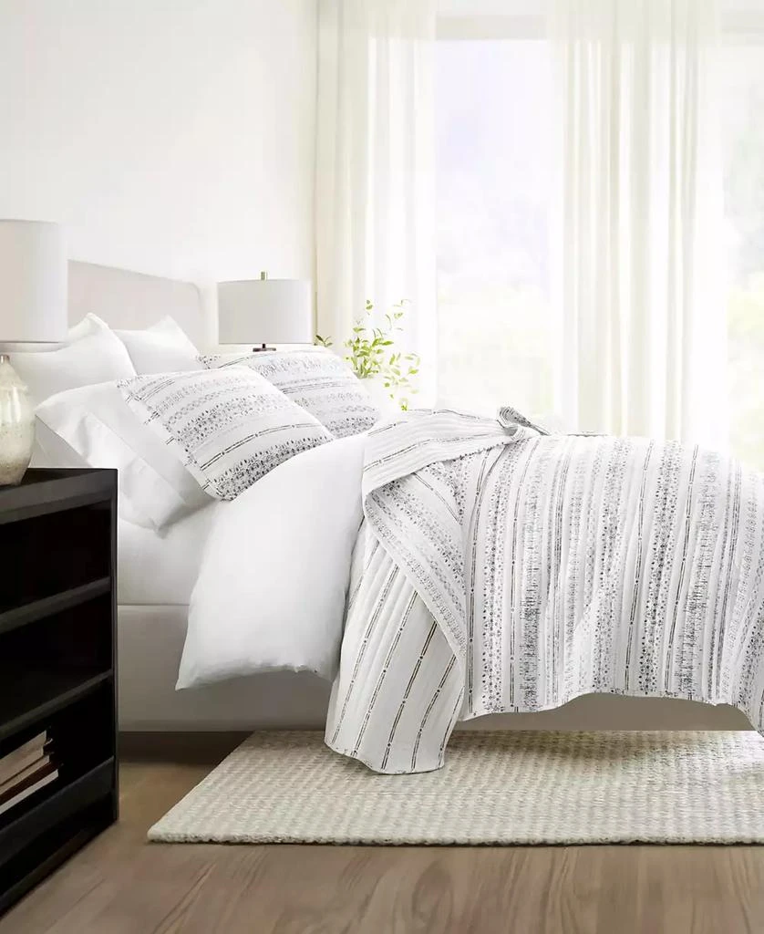 IENJOY HOME Relic Stripe Reversible 2-Pc. Quilt Set 2