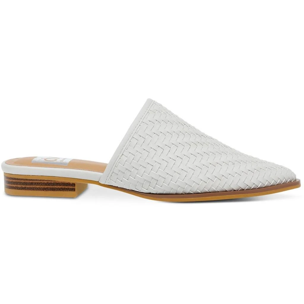 Dolce Vita Isobel Womens Faux Leather Woven Mules 2