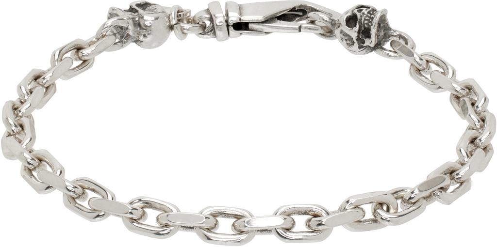 Emanuele Bicocchi Silver 925 intricate chain bracelet