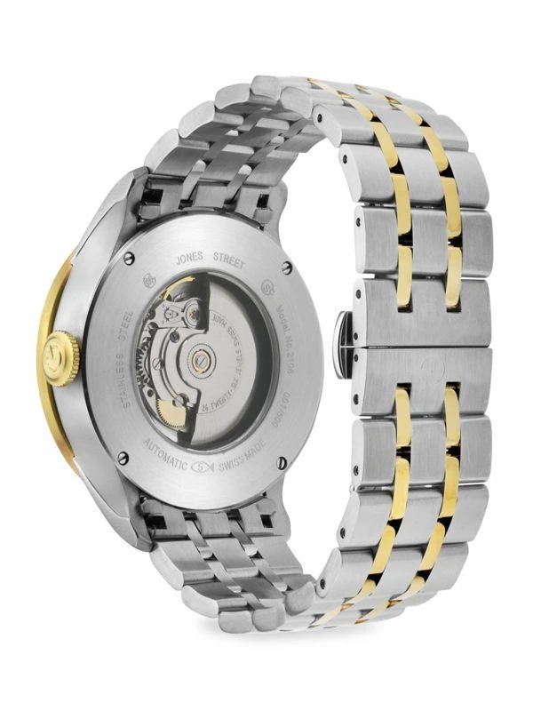 Gevril Jones St. 45MM Two Tone Stainless Steel Bracelet Watch 3