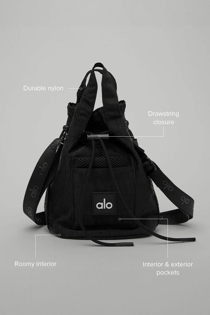Alo Yoga Cross Body Bucket Bag - Black