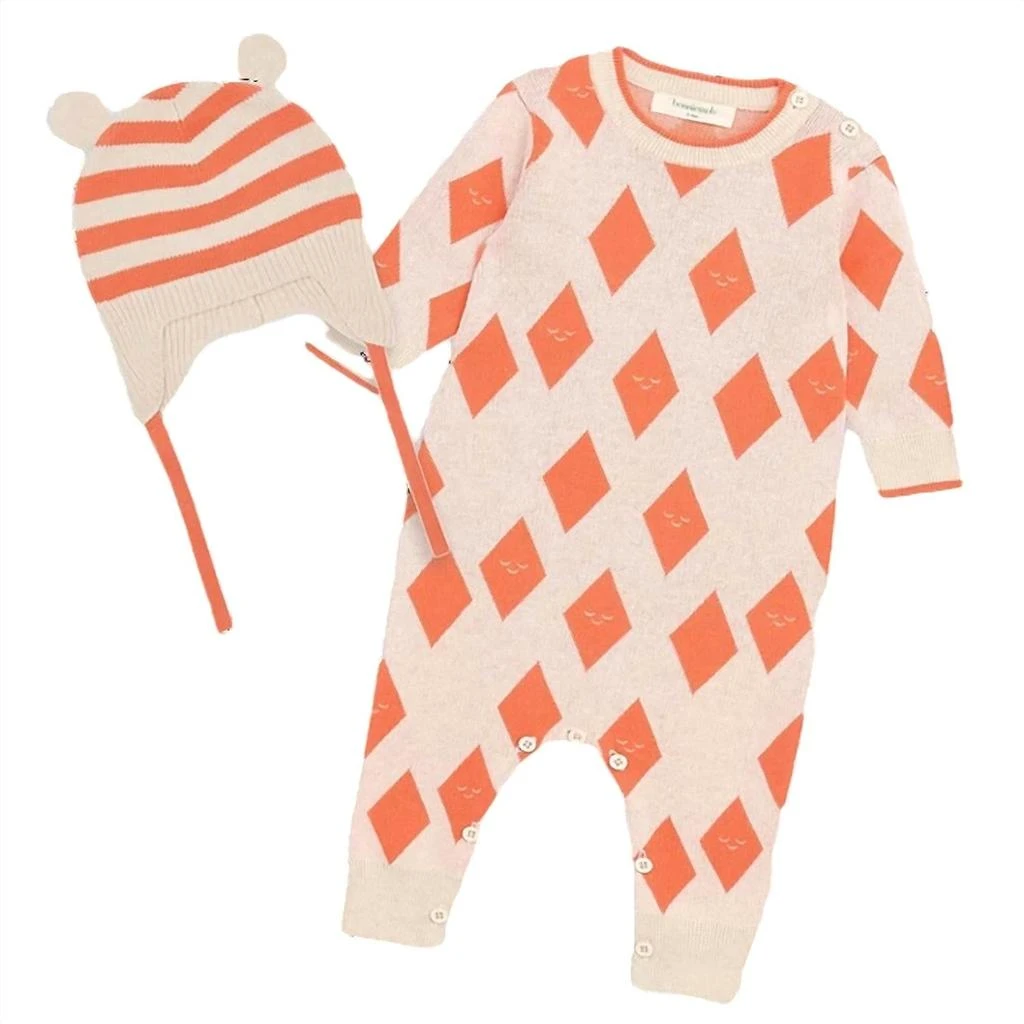 The Bonnie Mob The Bonnie Mob - Kids Aster Damson Set Playsuit