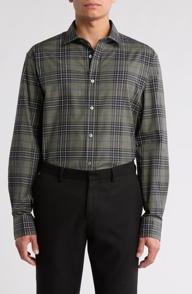BUGATCHI Julian Classic Fit Comfort Stretch Button Up Shirt