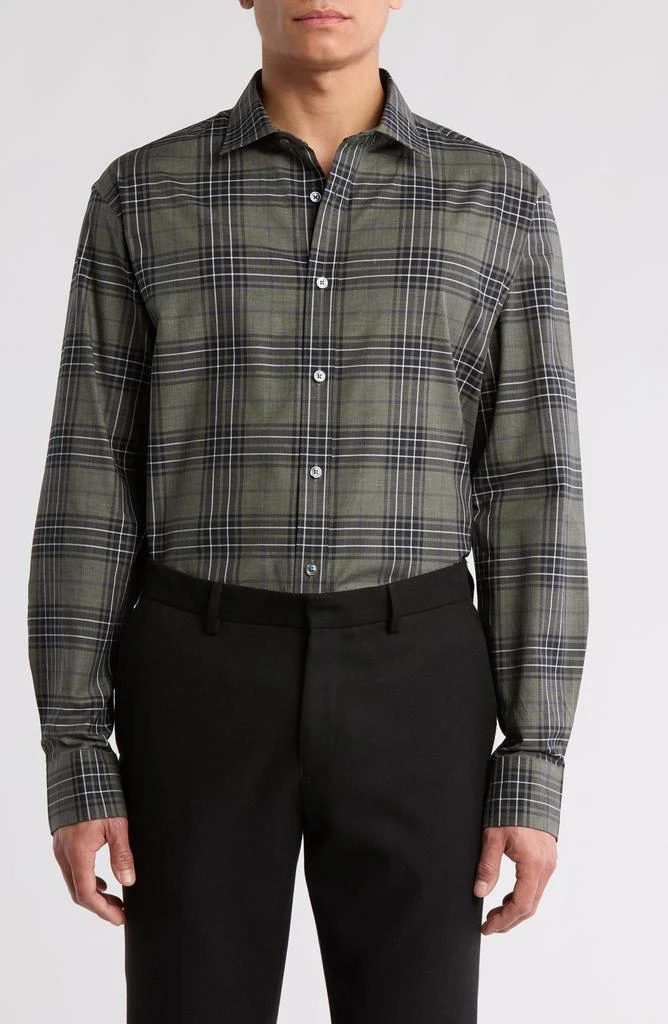 BUGATCHI Julian Classic Fit Comfort Stretch Button Up Shirt 1