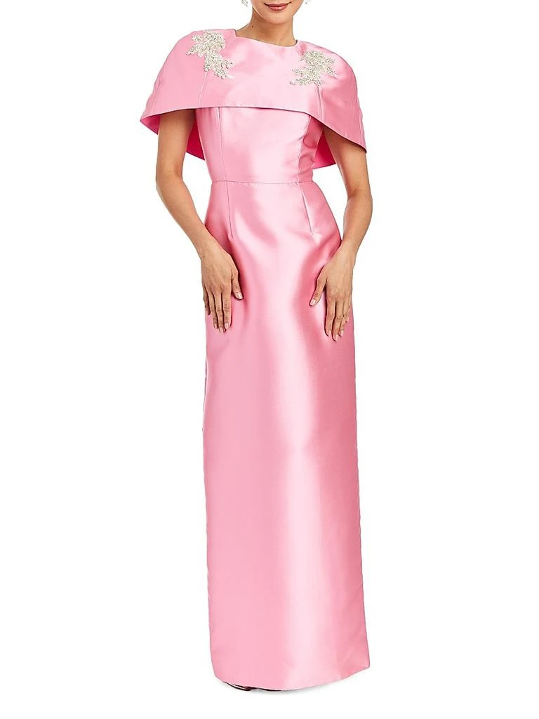 Mestiza New York Eve Convertible-Cape Column Gown 2
