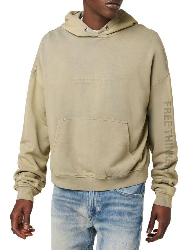 Hudson Logo Cropped Hoodie 1