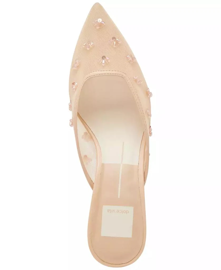 Dolce Vita Women's Clara Mesh Wide-Width Pointed-Toe Mule Pumps 4
