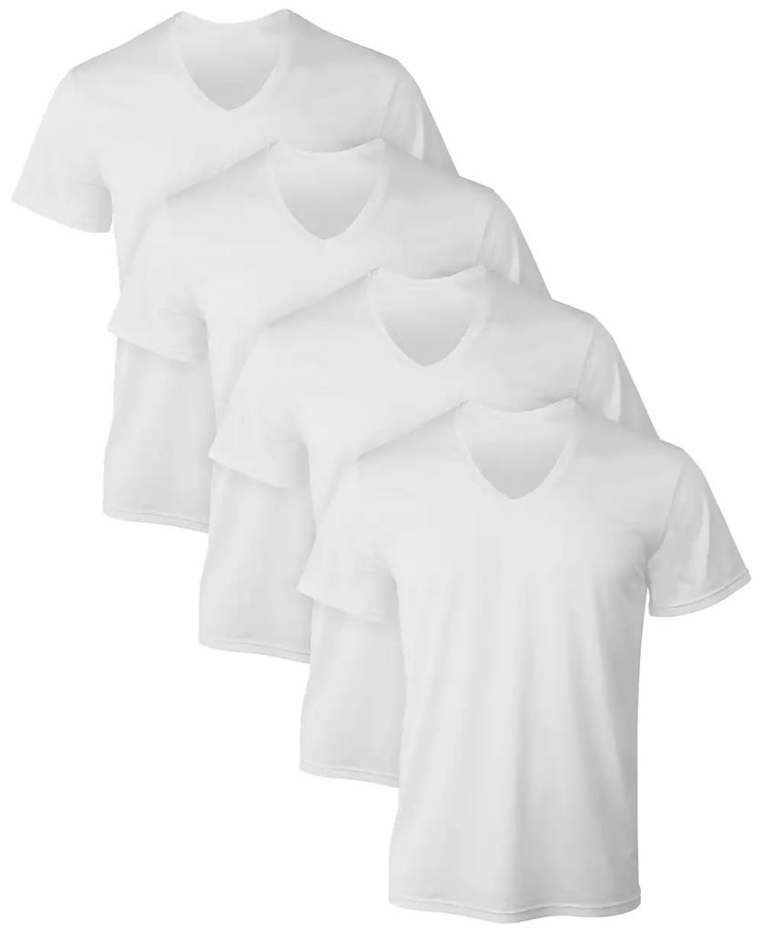 Hanes Men's X-Temp® V-Neck Mesh T-Shirts - 4-pk.