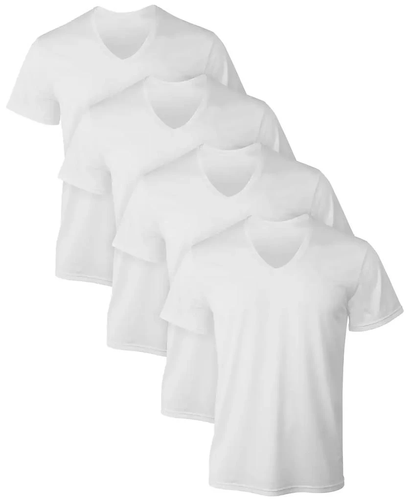 Hanes Men's X-Temp® V-Neck Mesh T-Shirts - 4-pk. 1