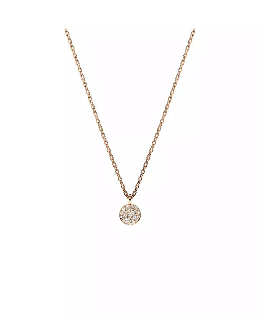 Swarovski White, Rhodium Plated or Rose-Gold Tone or Gold-Tone Meteora Layered Pendant Necklace 3