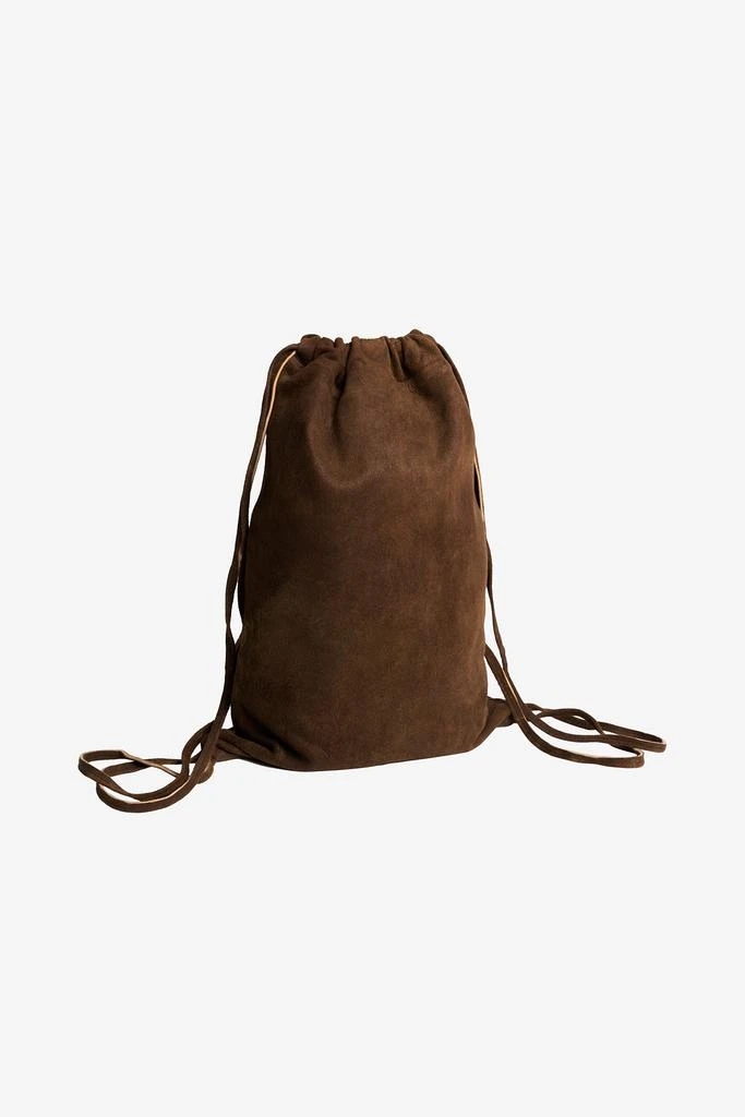 Los Angeles Apparel RLH3414 - Unisex Leather Drawstring Backpack 44