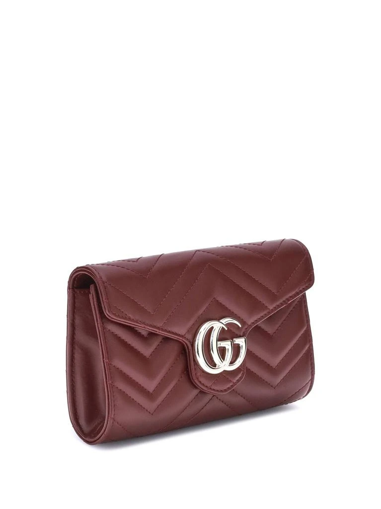 Gucci Gucci Logo Plaque Quilted Clutch Bag 3