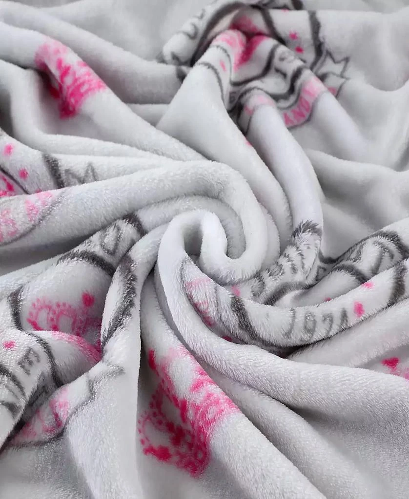 Juicy Couture Plush Throw, 50" x 70" 4