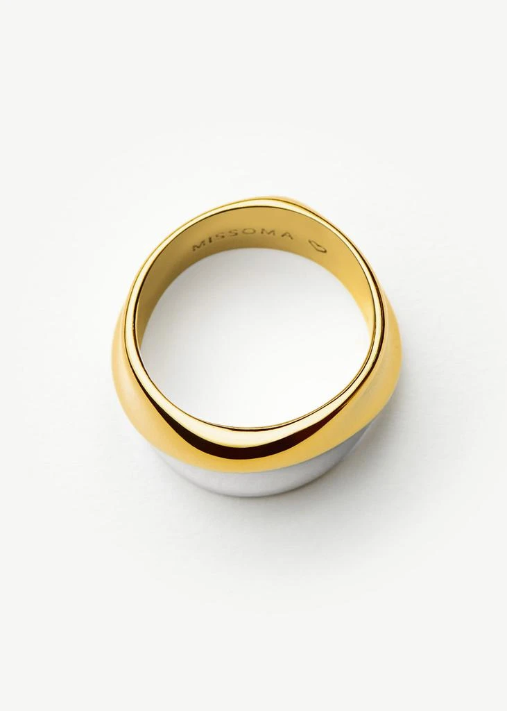 Missoma Sculptural molten statement ring 4