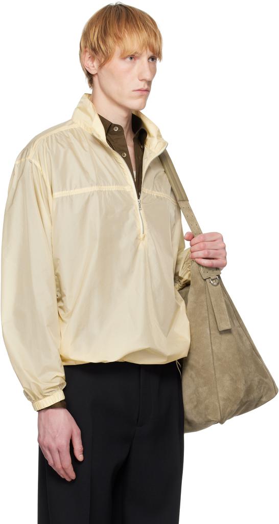 ジャケット・アウター AURALEE LIGHT NYLON HALF ZIP P/O size5 Auralee Light Sheer Nylon Half Zip P/O Jade Green – Très Bien