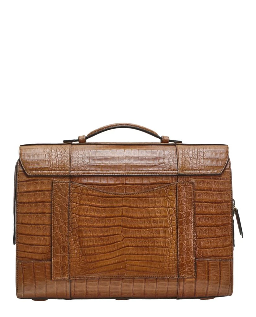 Gucci Large GG Marmont Alligator Briefcase 5